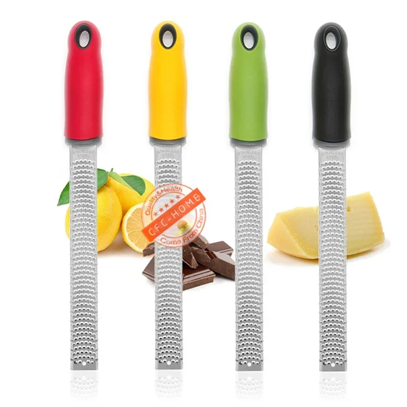 Multipurpose Cheese Grater and Citrus Zester for Parmesan, Lemon, Ginger, Garlic, Chocolate and More