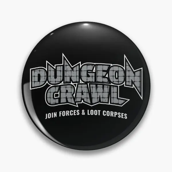 Dungeon Crawl Join Forces And Loot Corps  Soft Button Pin Collar Hat Women Cartoon Gift Jewelry Clothes Fashion Creative Badge