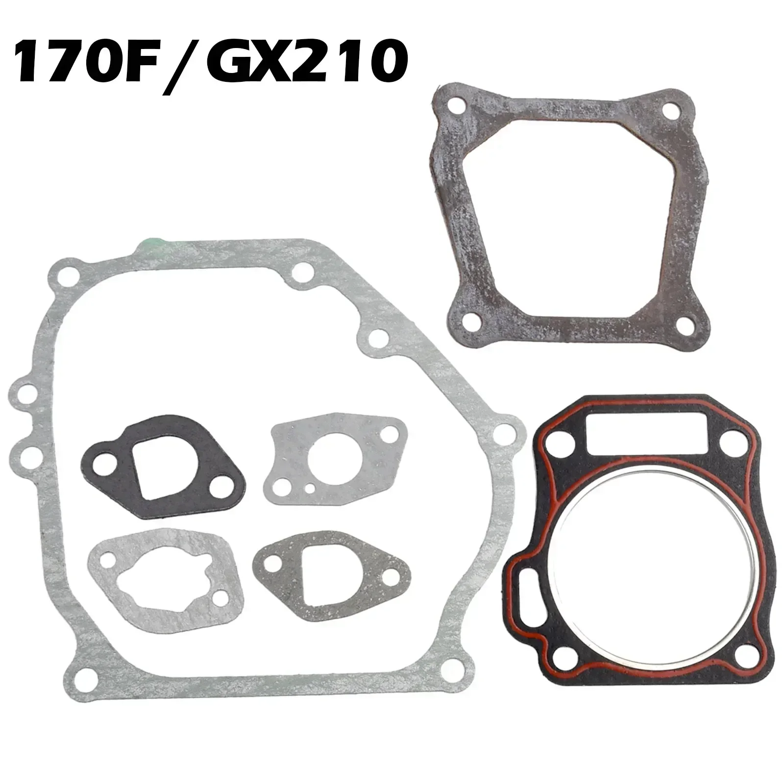 Engine Gasket Set For GX200 168F/170F 2-3KW Engine Petrol Generator Trimmer Cylinder Head Full Gasket Oil Seal Kit