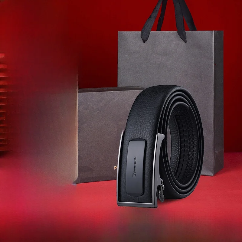 ピエール・カルダン-本革ベルト-メンズ-カジュアル-ビジネス-ウエストベルト-ギフトボックス-父-彼氏用-高品質の職人技