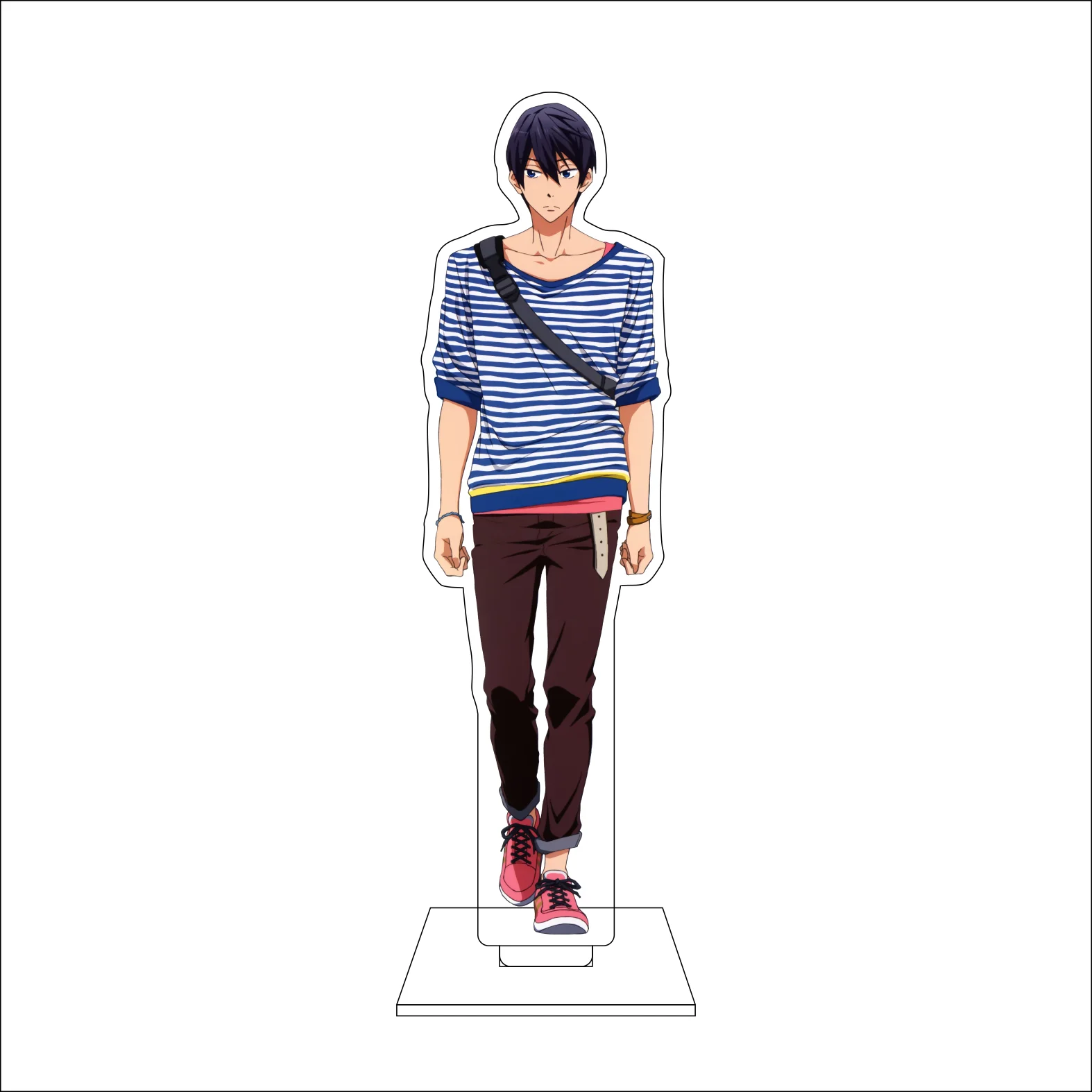 16CM Anime Free! Cosplay Acrylic Stand Shining Finger Ryugazaki Rei Hazuki Nagisa Tachibana Makoto Nanase Haruka Rintarou Gifts view 5