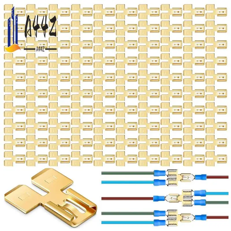 

A44Z-двойной задний лопаточный разъем, быстроразъемный электрический двусторонний проводной клеммный адаптер, мужская одинарная гнездовая бирка