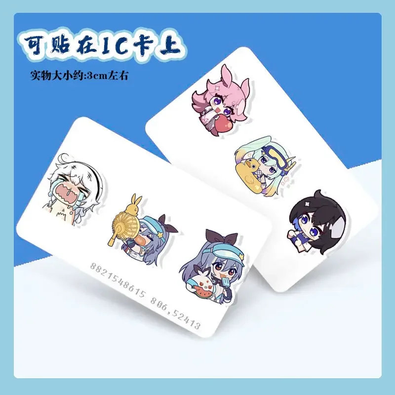 Anime Honkai Impact 3 Sticker Cartoon Stickers Raiden Mei Kiana Kaslana Student Stationery DIY Decorations Kid Q Version Cute