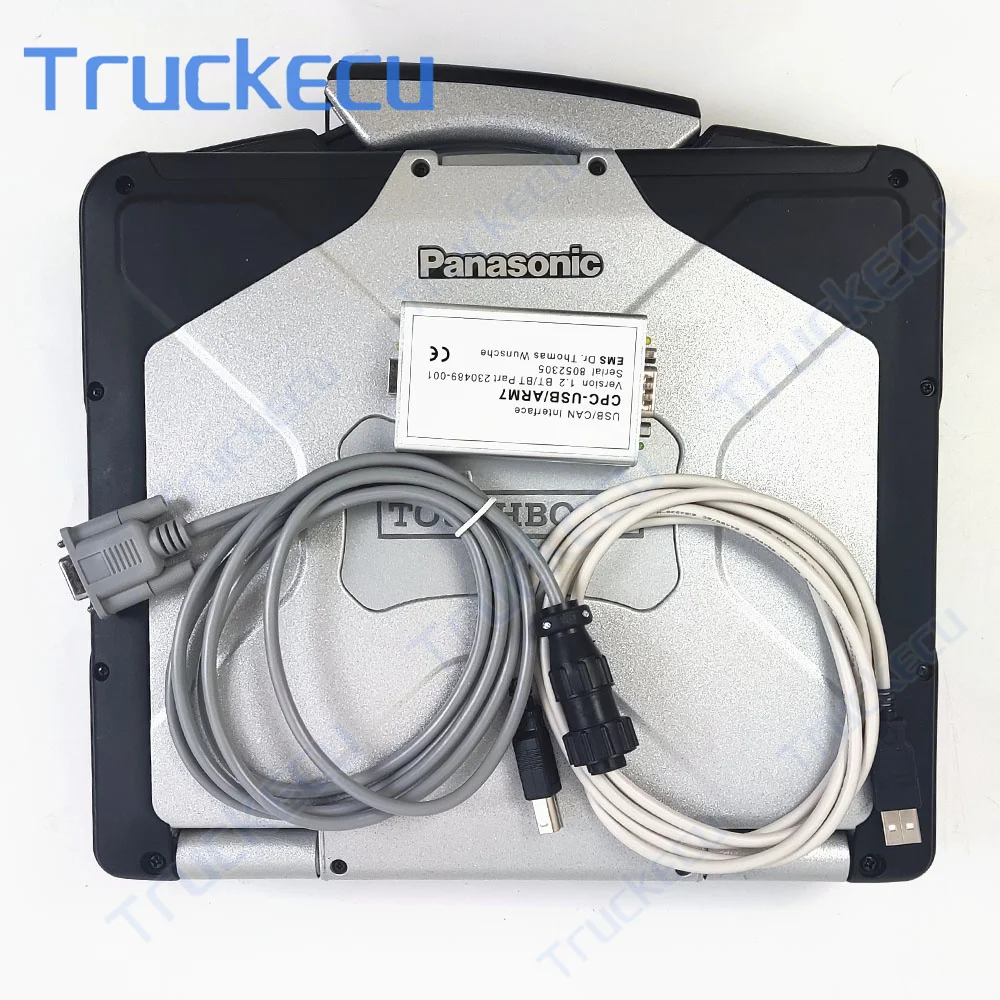 C2 LAPTOP for Toyota Truck Forklift Diagnostic Tool For TOYOTA BT Serial 8052305 TruckCom USB CAN Interface CPC-USB ARM7 cable