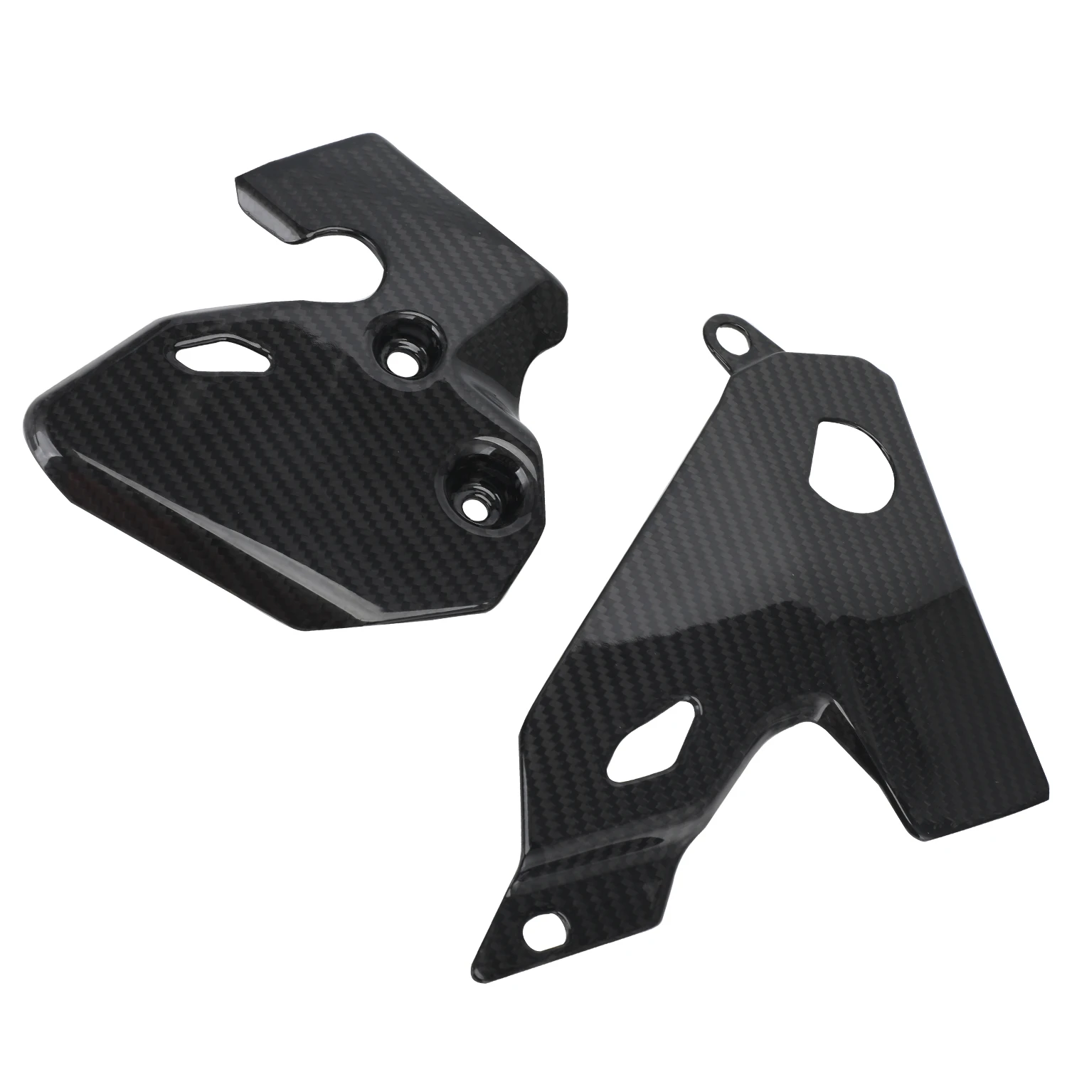 Funparts Carbon Fiber Motorcycle Accessories Frame Guards Protection Covers For YAMAHA WR250R WR250X 2007 2008 2009 2010-2017