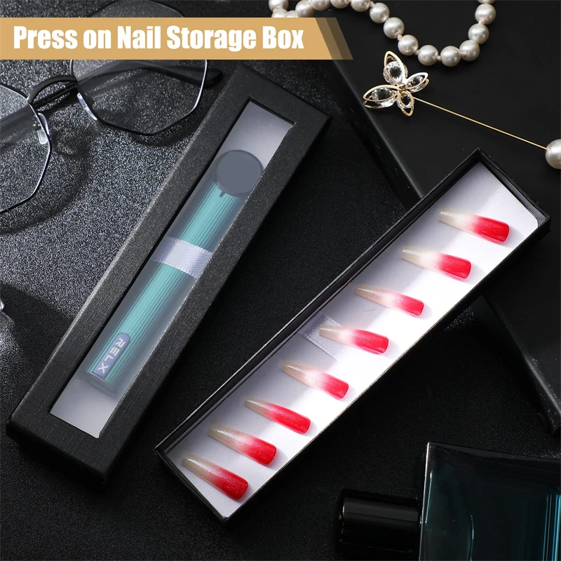 20 Buah Kotak Pensil Indah Kotak Pensil Kertas Terlihat Jendela Transparan Pena Kotak Hadiah