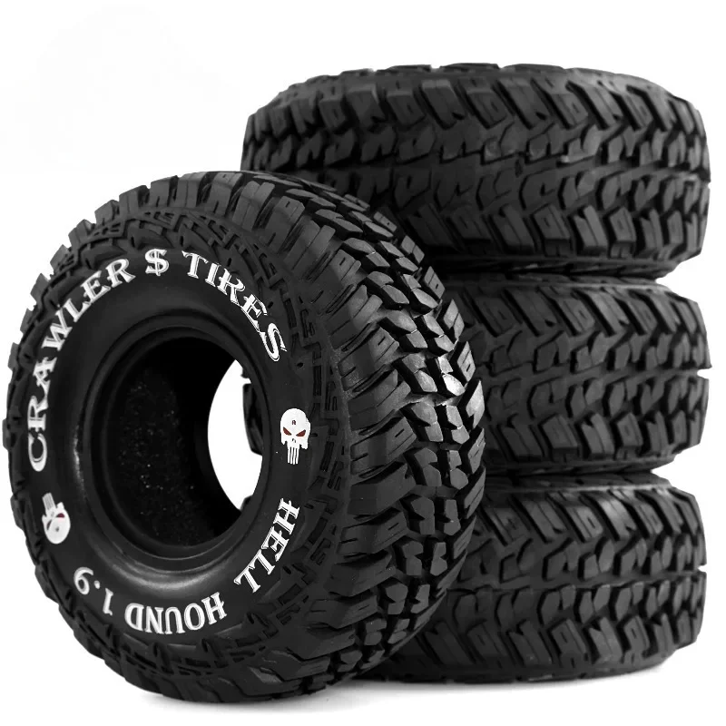 4 قطعة 1.9 ''الطاط الناعم جميع التضاريس الزاحف الإطارات ل 1:10 الزاحف سيارة Trxs TRX4 محوري SCX10 II RC4WD D90 TF2 Tamiya CC01 Gen