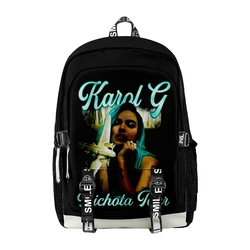 Karol G Backpack 2023 Casual Style School Bag Women Knapsack Men Girls Boys Unisex Bag Bookbag Satchel