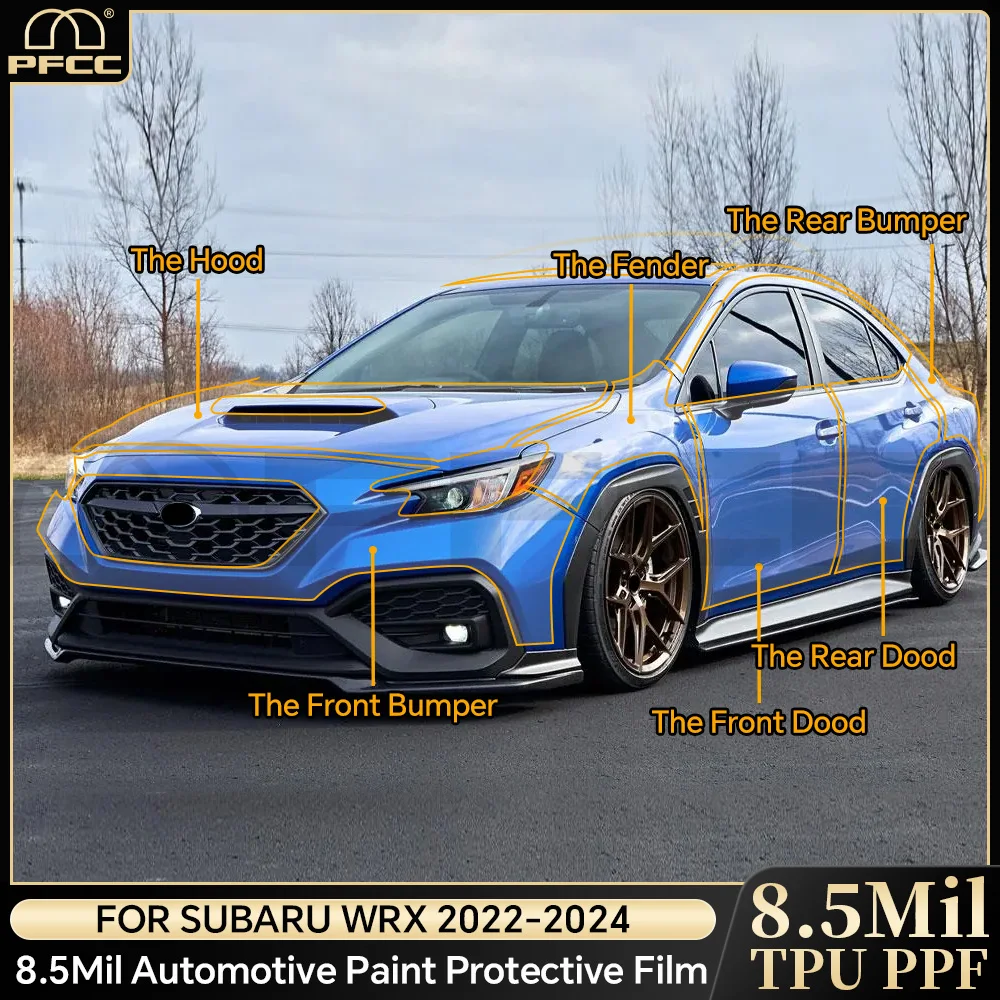 

PPF TPU Car Invisible Transparent for Subaru WRX 2022 2023 2024 Sticker Doors Front Bumper Trunk Accessories Protection Film