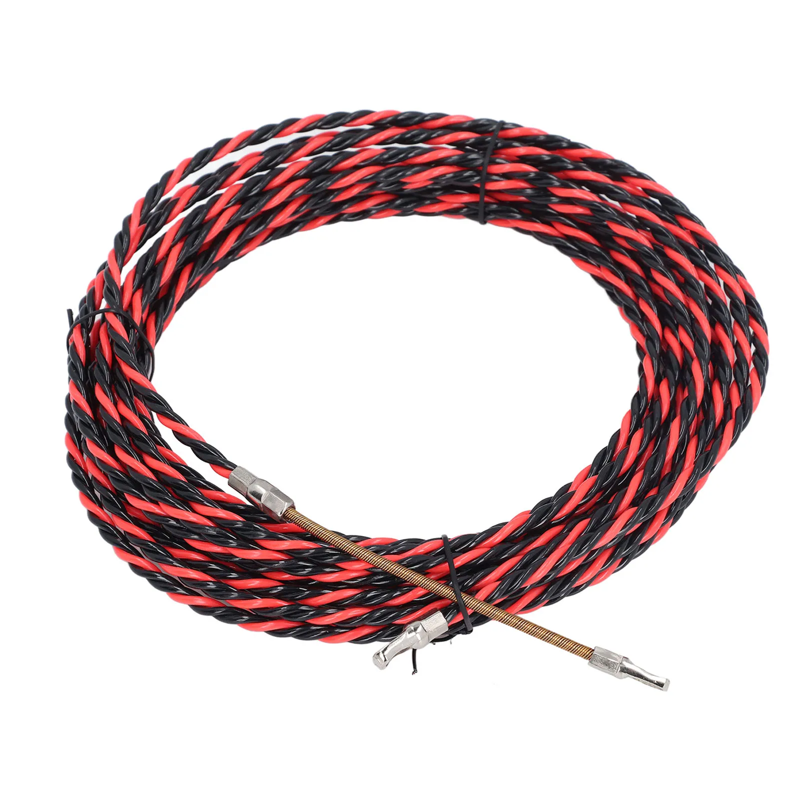 Electrical Wire Threader with Gloves Cable Ties Flat Head Electrician Threading Device Manual Cable Guide Puller Wire Threader