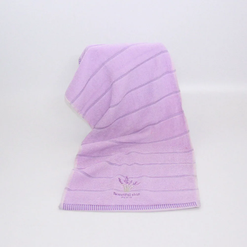 

Lavender Towel Machine Washable Towels Hand Bathroom Soft Premium Cotton for Barber Violet