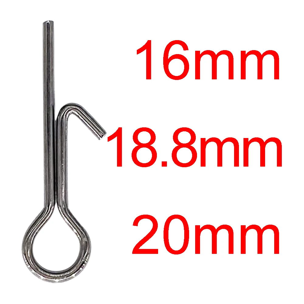 50PCS Fishing Bait Stinger Spike Hook Connecting Pins Needle Fixed Lock Assist Soft Lure Fishing Accessories Tools