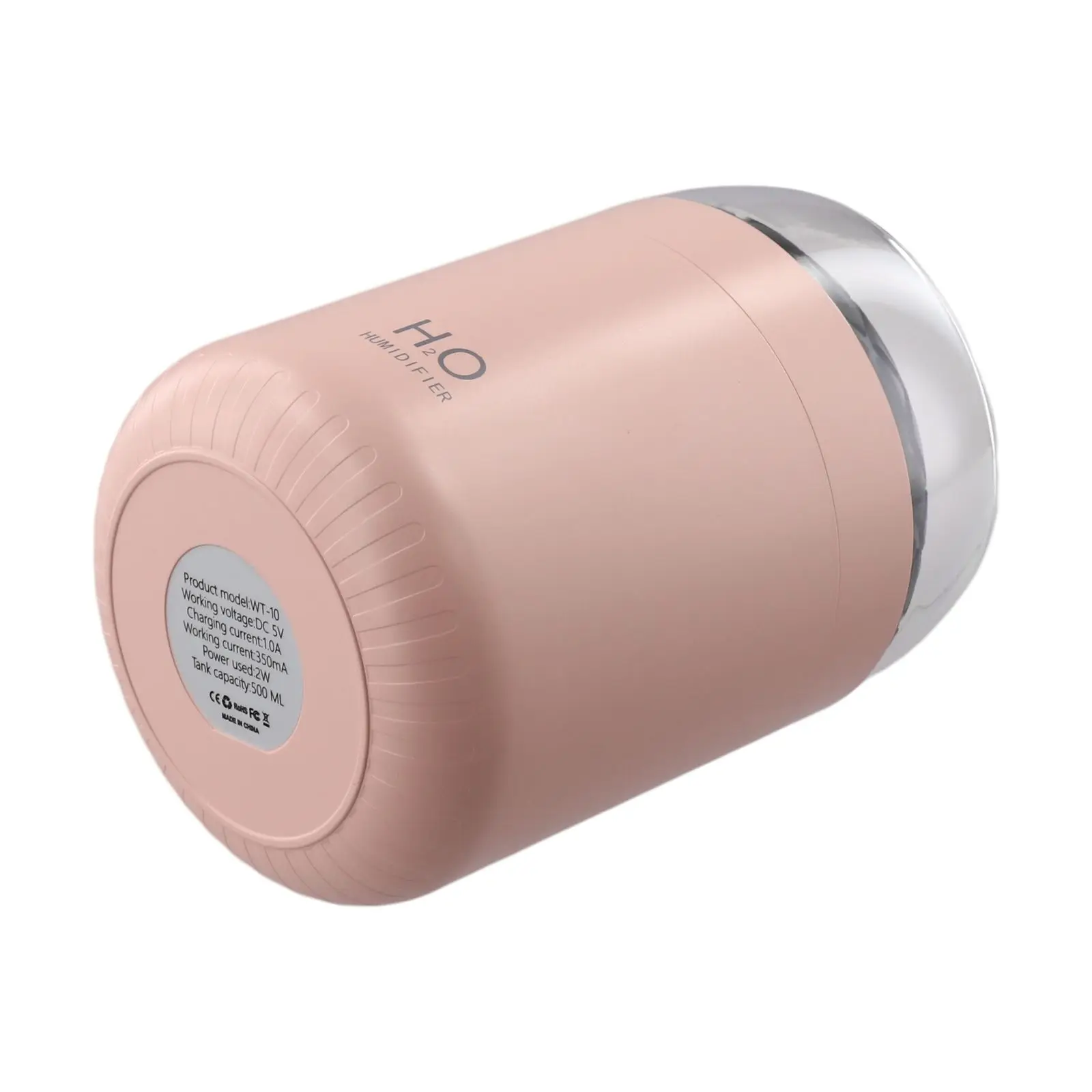 

Увлажнитель воздуха, 500 мл, увлажнитель для создания расслабляющего пространства, регулируемый таймер, компактный и легкий для путешествий