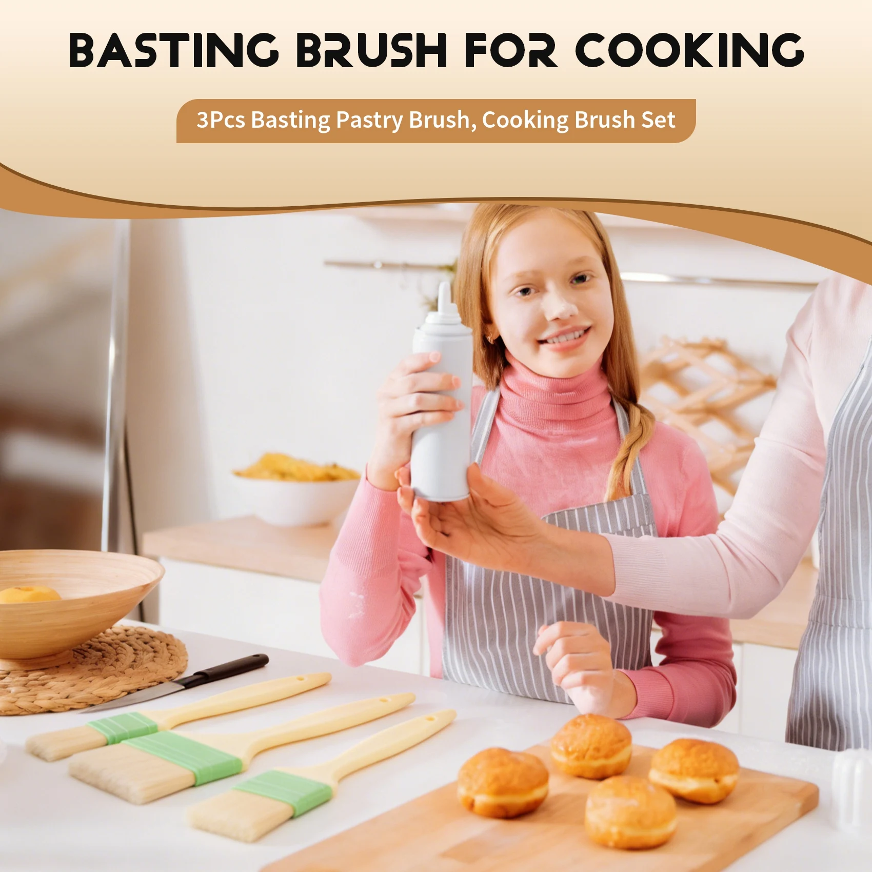 ABUN 3Pcs Pastry Brush Set for - Pastry Brush Silicone review and price