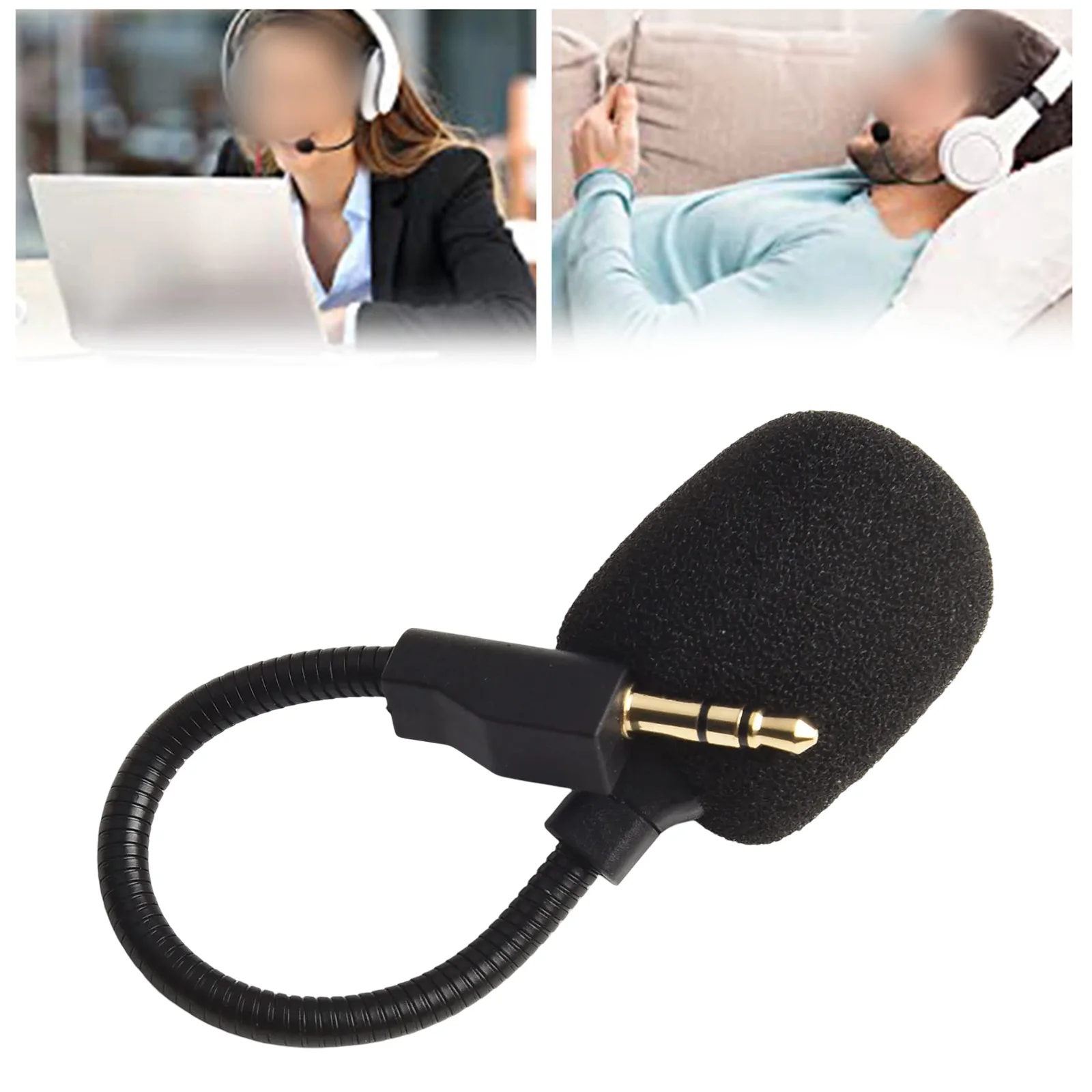 Gaming Headset Microphone Detachable Noise-Cancelling Microphone For Logitech G PRO & PRO X Head Mounted Mic Accessories