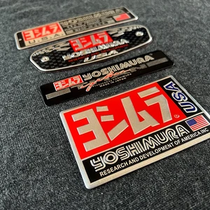 Alüminyum alaşımlı Egzoz borusu çıkartması, Aksesuar motosiklet, çıkartma, ısıya dayanıklı, toz geçirmez, su, SCOTT 6 Büyük satış ve 6 numaradan kaçmak için çıkartmalar