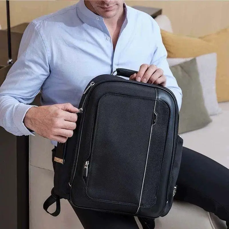 Men's Streamlined Business Backpack, Stylish Unisex School Bag 25503011