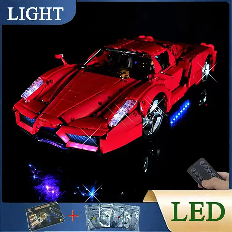 

RC DIY LED Light Kit For LEGO KBOX 10523 Technical Sports Car Building Block Set（Only LED Light,Without Blocks Model）