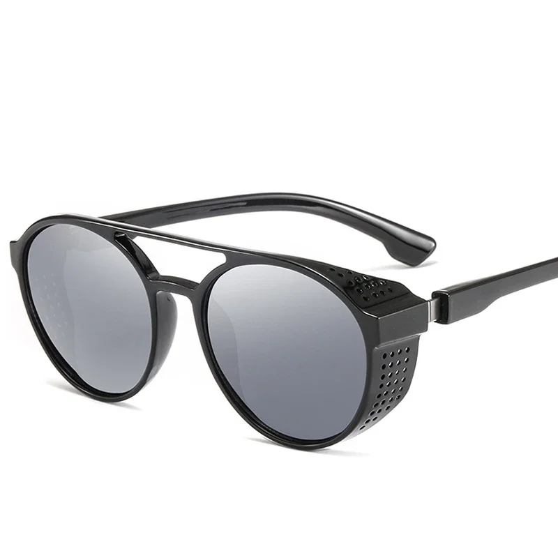 Lunettes de soleil classiques pour hommes, Punk, Protection solaire Vintage UV400, pour l\'équitation, le sport, Anti-éblouissement, pour l\'extérieur