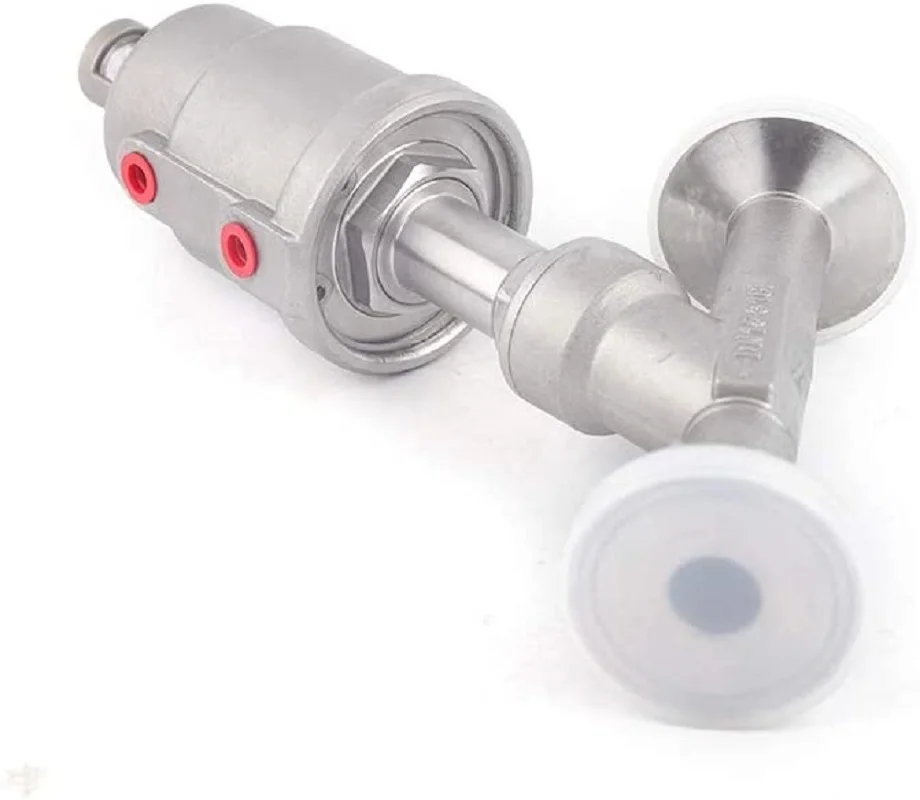 Válvula atuada pneumática da água do vapor da dupla ação do ar da válvula do assento do ângulo