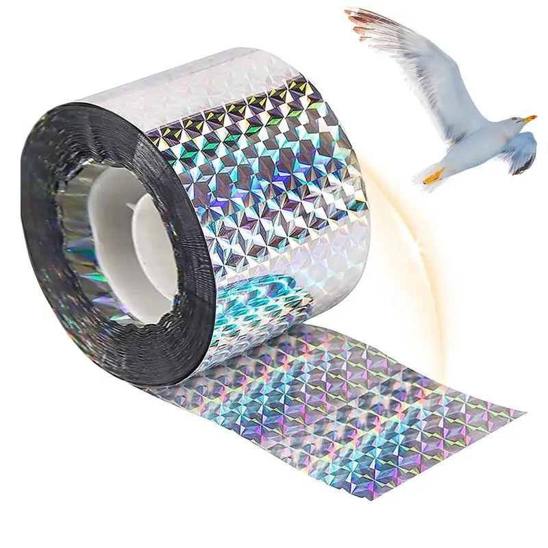 

Double Sided Reflective Tape Bird Deflectors For Windows Double Side Reflective Tape Outdoor To Keep Away Woodpecker Pigeons