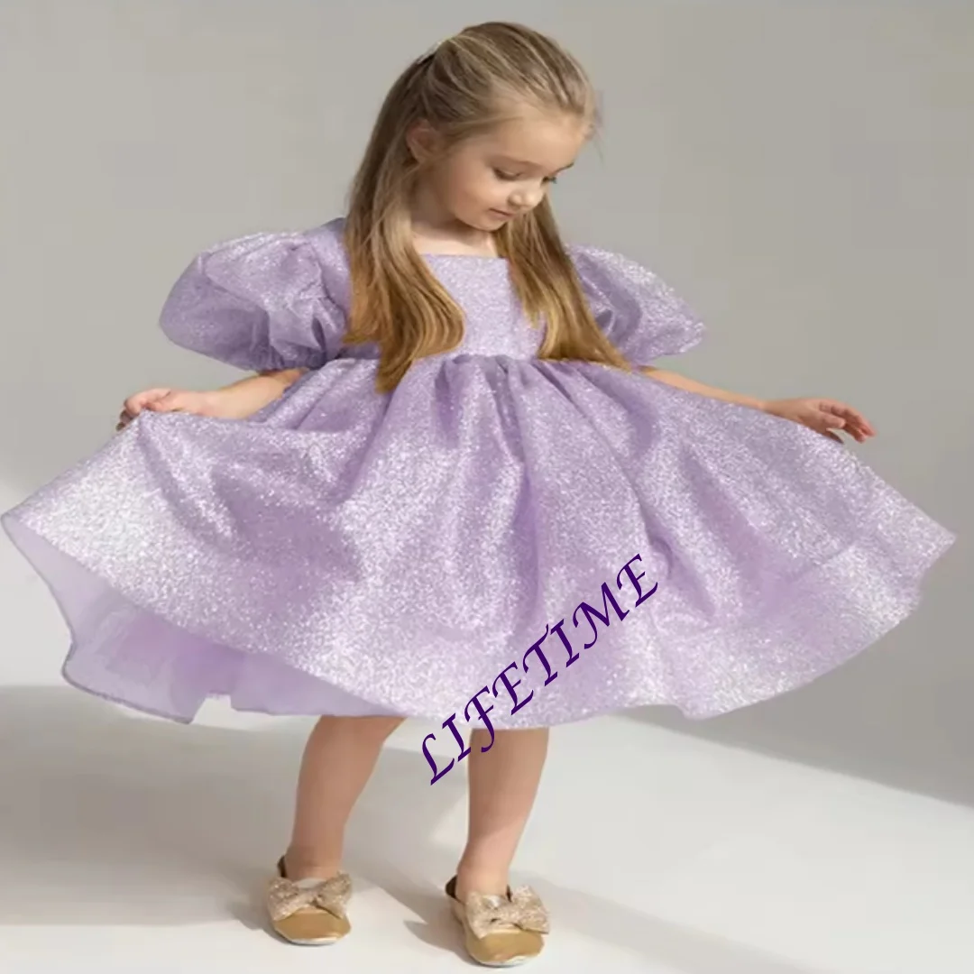 

Индивидуальные платья для девочек-цветочниц на свадьбу, день рождения, элегантные пышные роскошные вечерние платья для девочек, вечернее платье с бантом для девочек-цветочниц