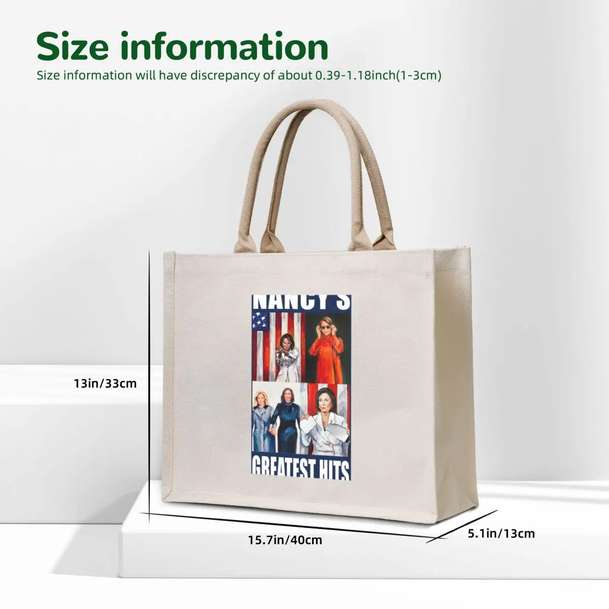 حقيبة حمل من Speaker Pelosi's Greatest Hits Tote حقيبة نسائية مخصصة