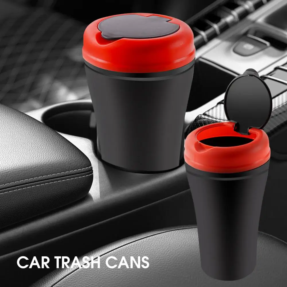 Rubbish Organizer Waterproof Plastic Keeping Clean Dust Case Coke Cup Storage Box Car Trash Can for Vehicle