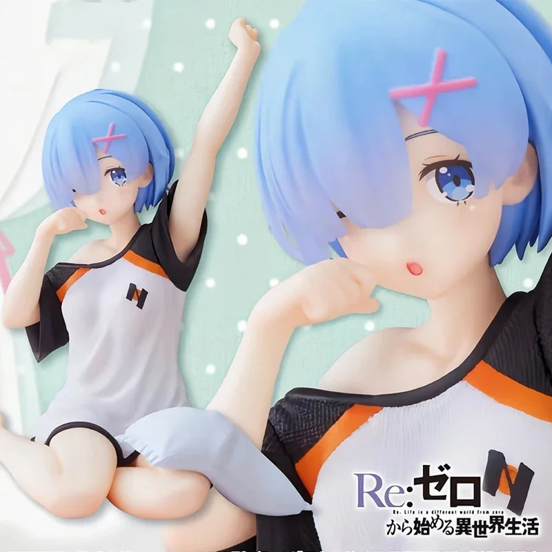 Rem Figures 10cm PVC Action Figures Re: Life in a Different World from Zero Figure Anime Rem Stretch Doll Toys for Collect Decor