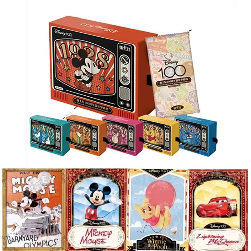 

Card Fun Disney 100th Anniversary Carnival Series Collection Card Gold Foil Red Foil Mickey Art Signature Card Peripheral Gifts