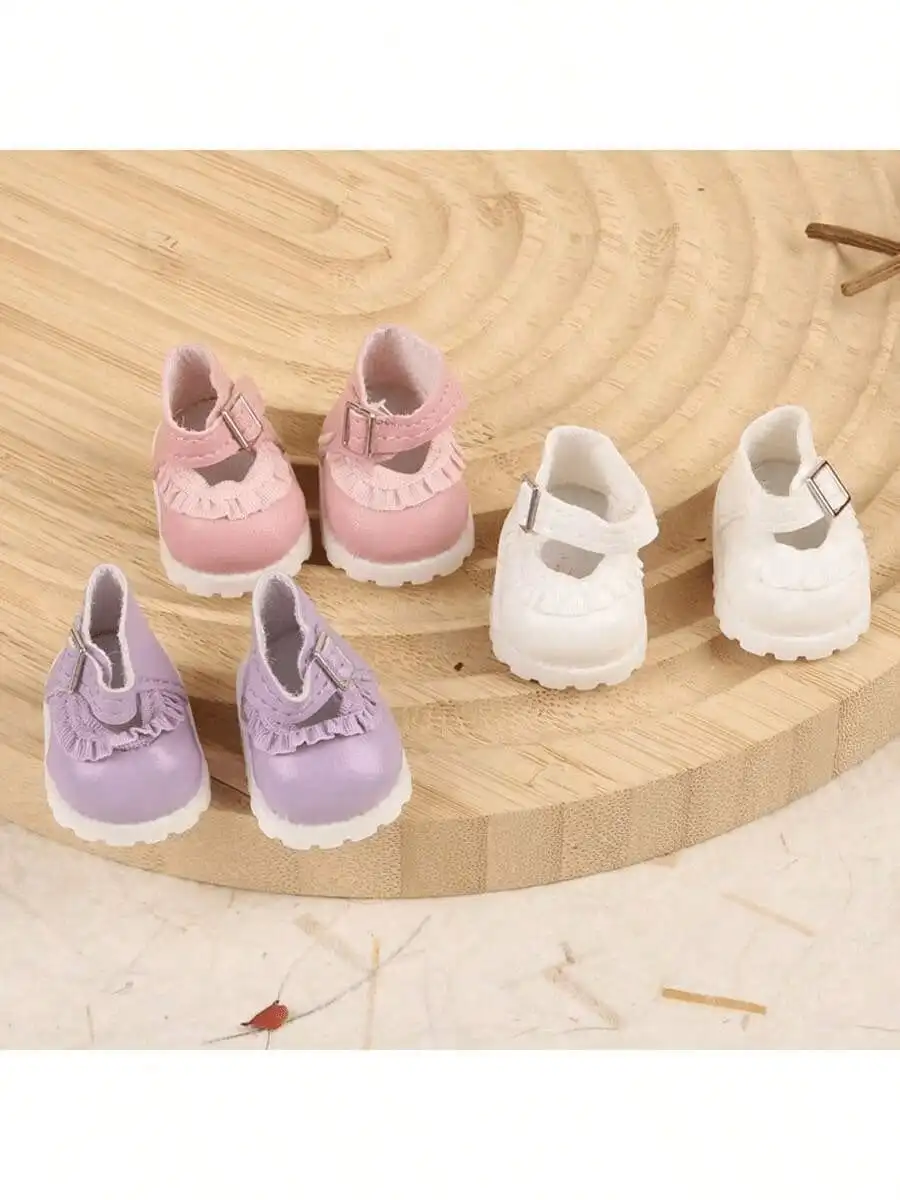 Geeignet für Labubu-Mendschuhzubehör, Schuhsets, kleine Lederschuhe, 3,8 cm, perfekte Wahl für Geburtstagsgeschenke