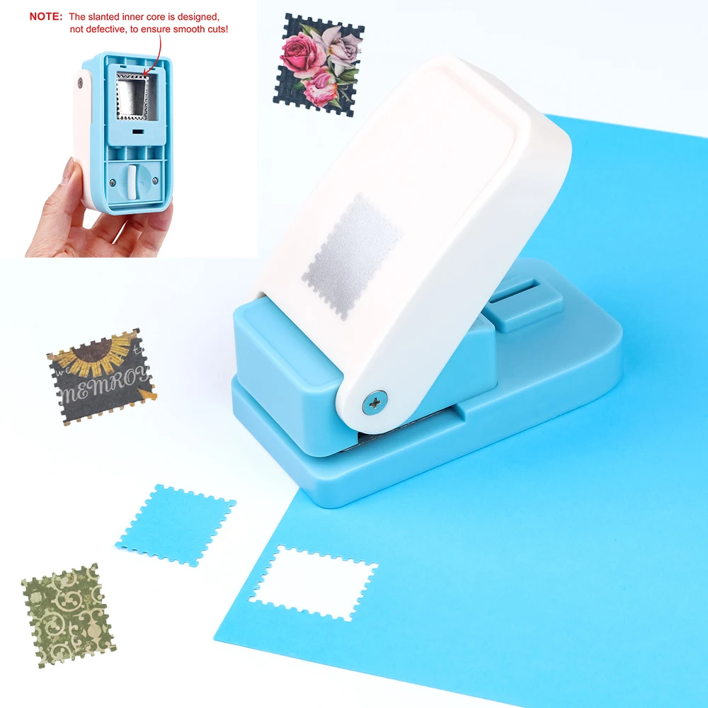 Briefmarken-Papierschneider Manuelles Schneidewerkzeug für Karton Scrapbook Briefumschläge Etiketten Geschenkverpackung Kartenherstellung Basteln