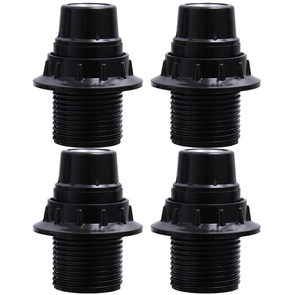 4 Pcs Lamp Holder Light Socket Sockets Parts Mount Bulb Outlet for Bulbs Pendant Replacement Ceiling