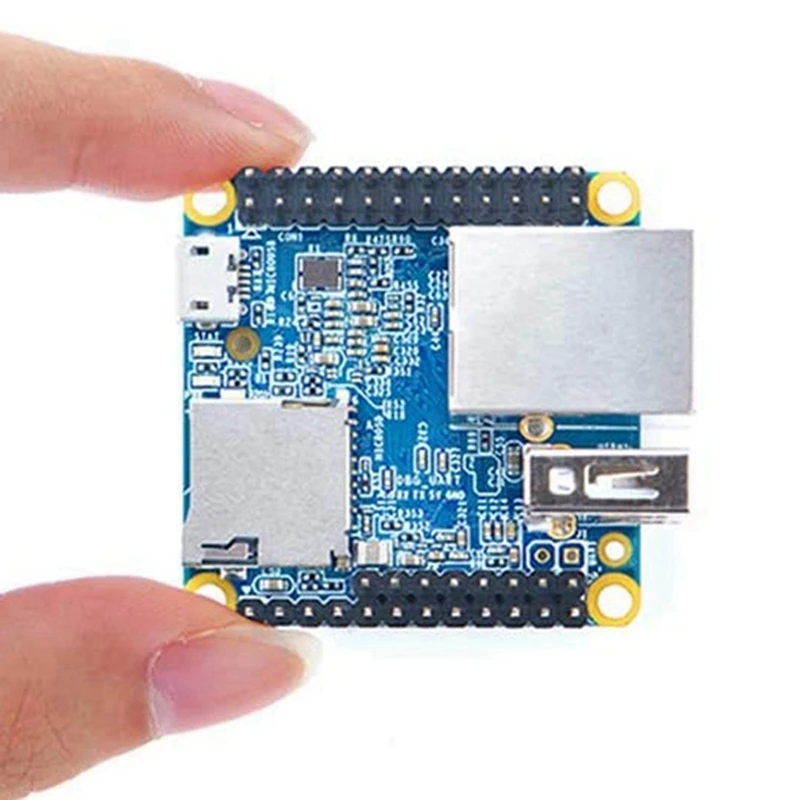 Imagem -02 - Placa de Desenvolvimento Nanopi Neo Open Source h3 Quad-core Cortex-a7 Acessórios Ubuntu Openwrt Armbian Blue 512mb Ddr3 Ram