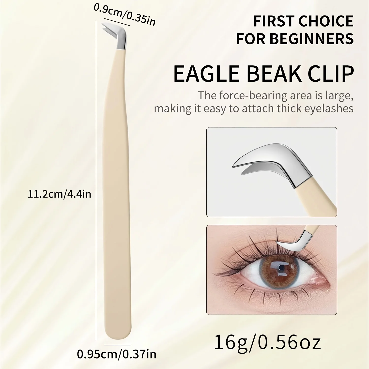 1/4pcs สแตนเลสสตีลเส้นใยเคล็ดลับแหนบขนตา,ความแม่นยําสูง Lash EXTENSION แยกเครื่องมือสําหรับ Home ใช้ผู้หญิง