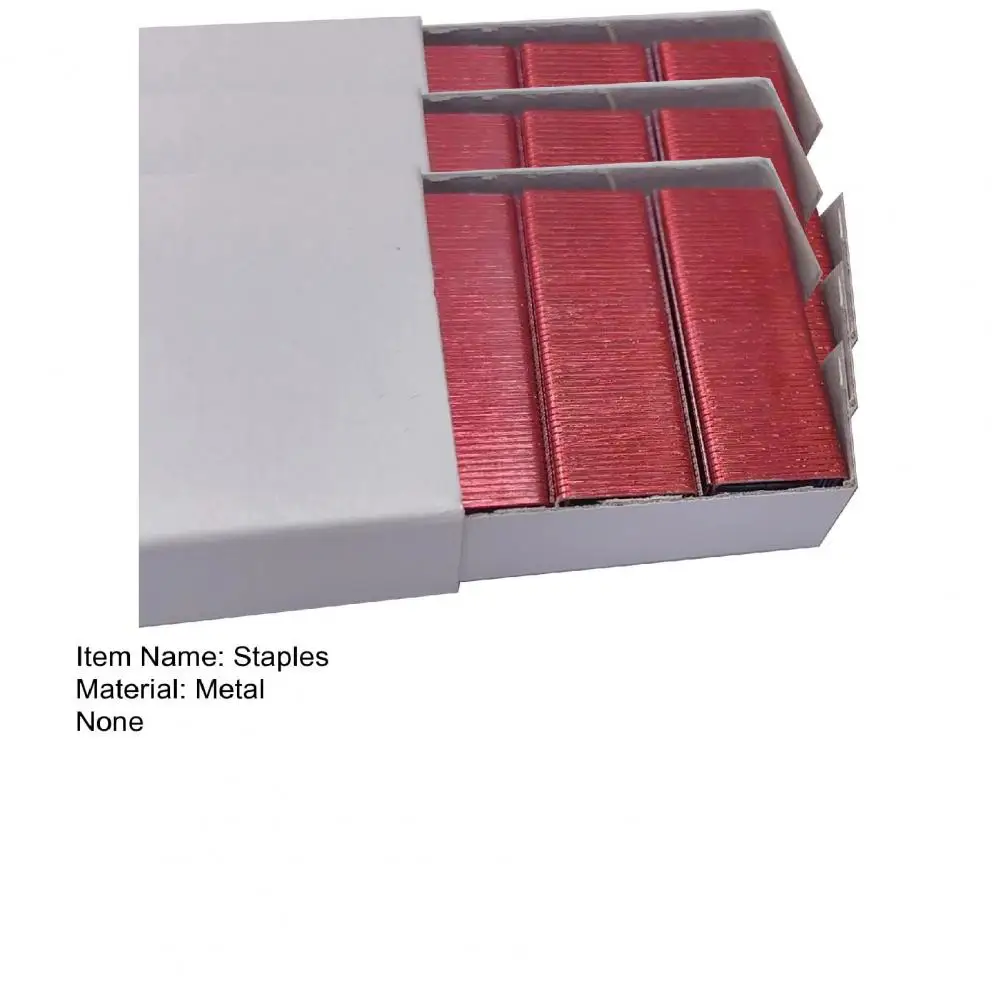 9.5mm Green Colored Staple 3000 Refill For Desk Stapler 1000 Per Pack Total 3 Pack Office Staple School Bookbinding Staple Tool