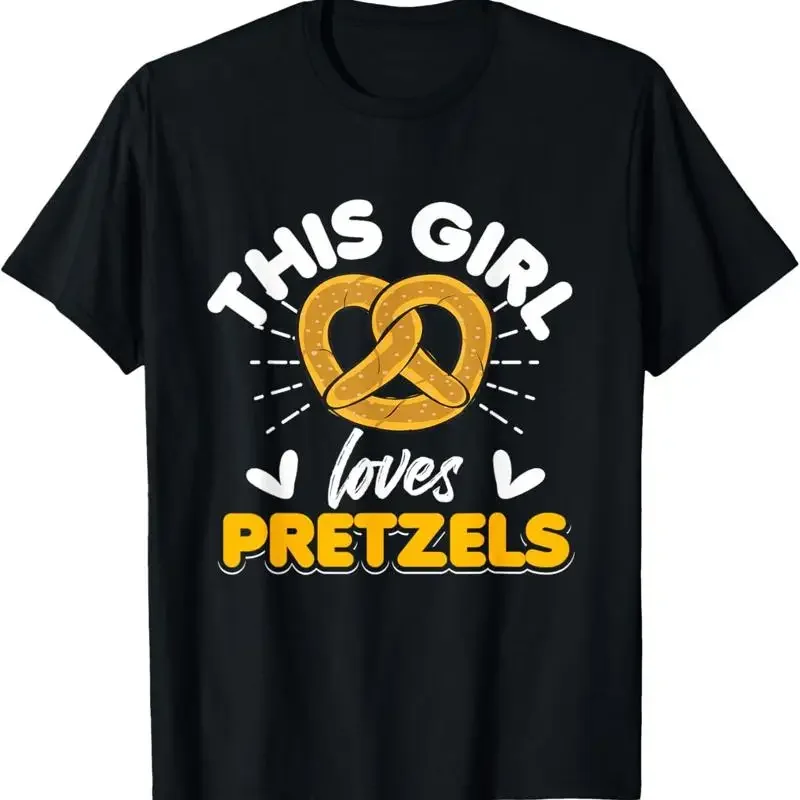 Pretzel Pastries This Girl Loves Pretzels T Shirt