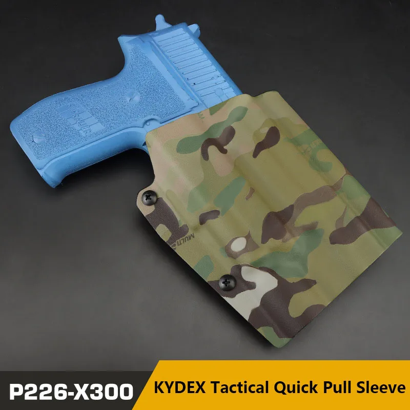 YDEX Material Adjustable Wear-Resistant Tactical Pistol Holster, for P226 + X300, Flashlight Special Quick Pull Sleeve