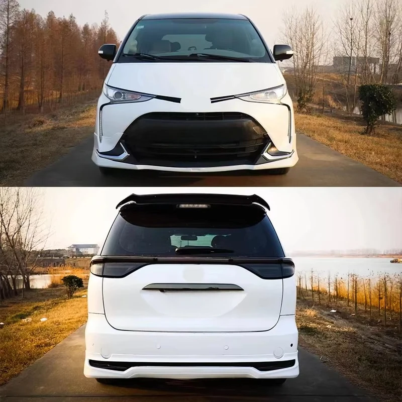 High Quality Bodykit for To-ya-o-ta Estima Upgrade to New Style Full Set BodyKit Car Bumper Spoiler Side Skirts Fender