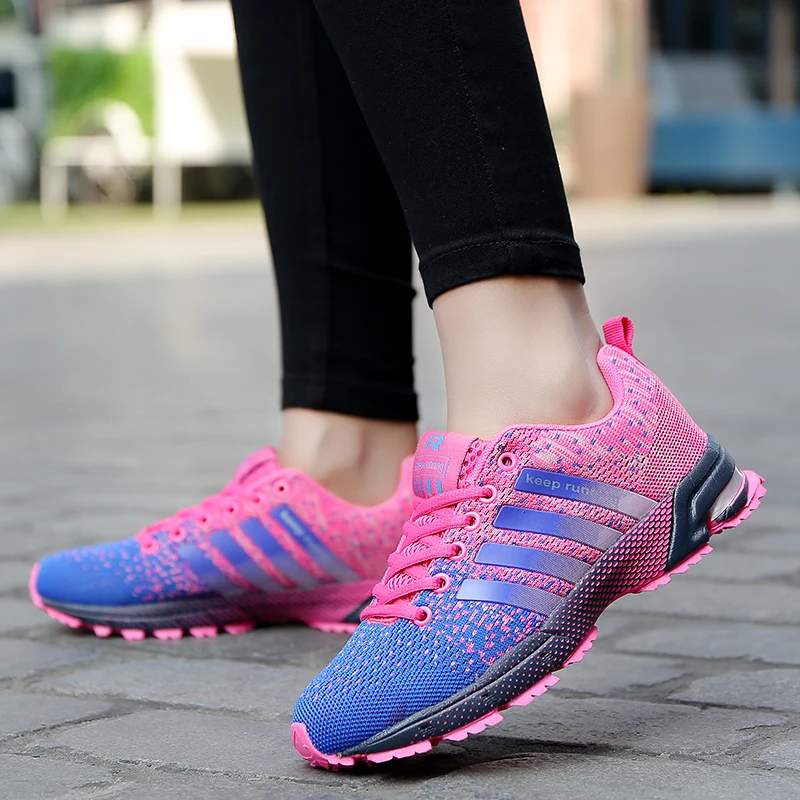 women Sneakers New Breathable Casual Comfortable Stable Shock Absorption Light Women Sport Shoes Size 48 men shoes Runing Shoes