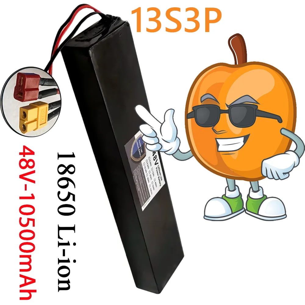 

48V 10.5Ah 13S3P Li-ion Battery Pack 18650 Lithium Battery XT60/DC for Scooters And Bicycles 13S3P 54.6V Battery Pack