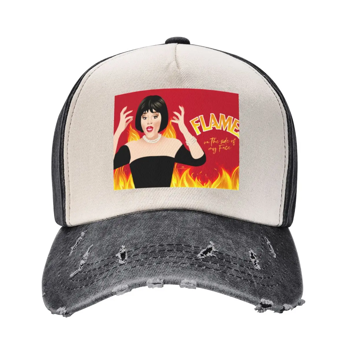 

Flames Baseball Cap foam party Hat Hat Baseball Cap Icon Women's Beach Visor Men's