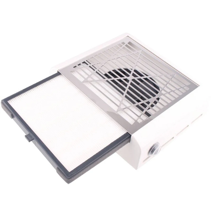 40W Nail Dust Collector Filter Manicure Screen Plate Suction Nail Vacuum Cleaner