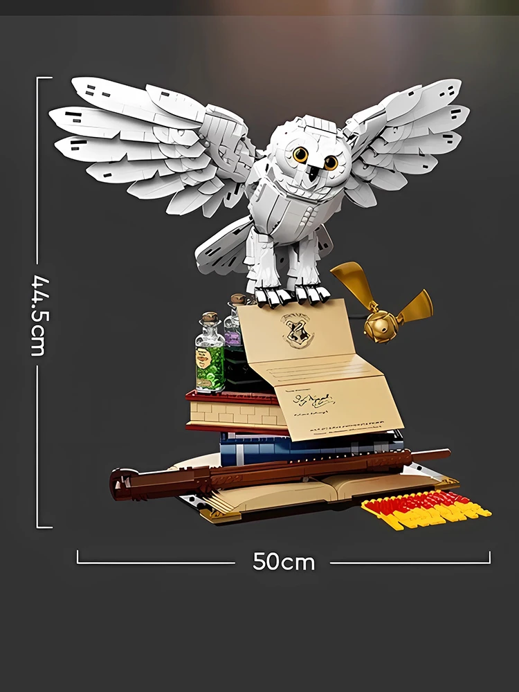 

3020PCS Chinese Building Blocks Haidewei White Owl High Difficulty Puzzle Assembly Toy Boy and Girl Gift