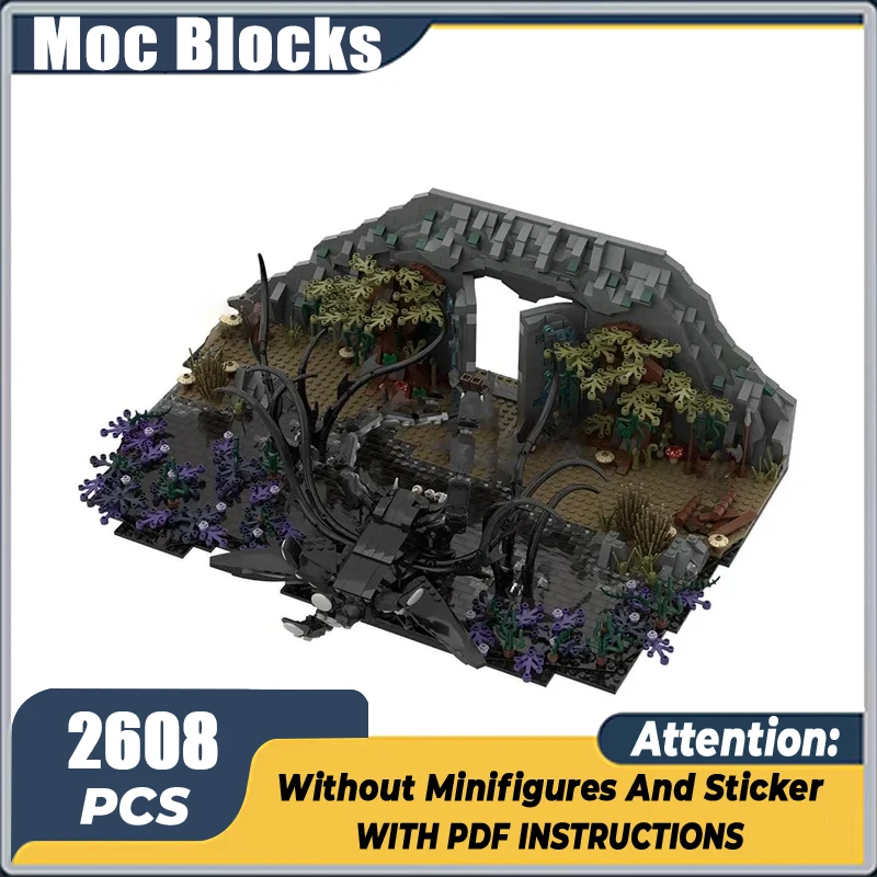 

Строительные блоки Moc, волшебные кольца, наблюдатель за водой, модель сцены из фильма, технологические кирпичи, сделай сам, сборные игрушки, подарки для детей