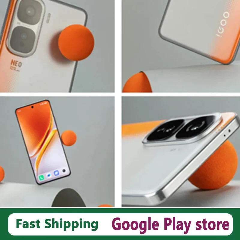 Оригинальный мобильный телефон Vivo Iqoo Neo 10 Snapdragon 8 Gen 3 Dual Sim 6,78 дюйма AMOLED 120 Гц 120 Вт зарядка 50,0 МП камера 6100 мАч аккумулятор