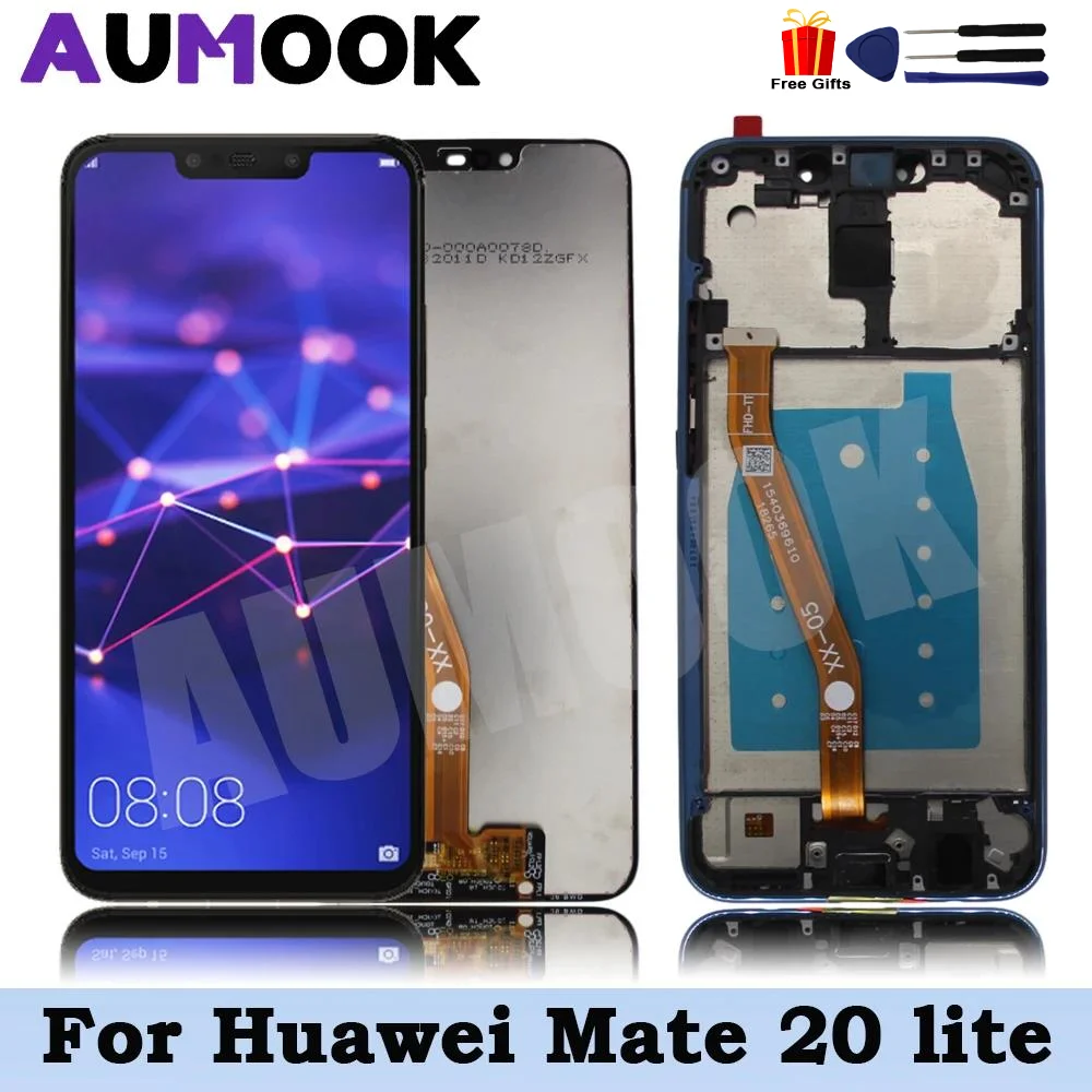 100% Test 6.3'' for Huawei Mate 20 Lite LCD Display Touch Screen Digitizer SNE-AL00,SNE-LX1,SNE-LX2,SNE-LX3 Replacement Parts