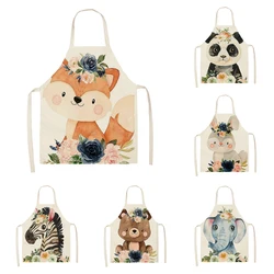 Women's kitchen apron Anime modern style Restaurant chef barber barman apron Waterproof apron for menand child painting apron