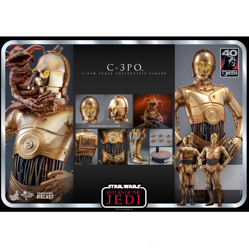 В наличии HotToys MMS701 Star Wars C-3PO C3po 1/6 кукла-солдат аниме фигурка игрушка подарок модель коллекция хобби