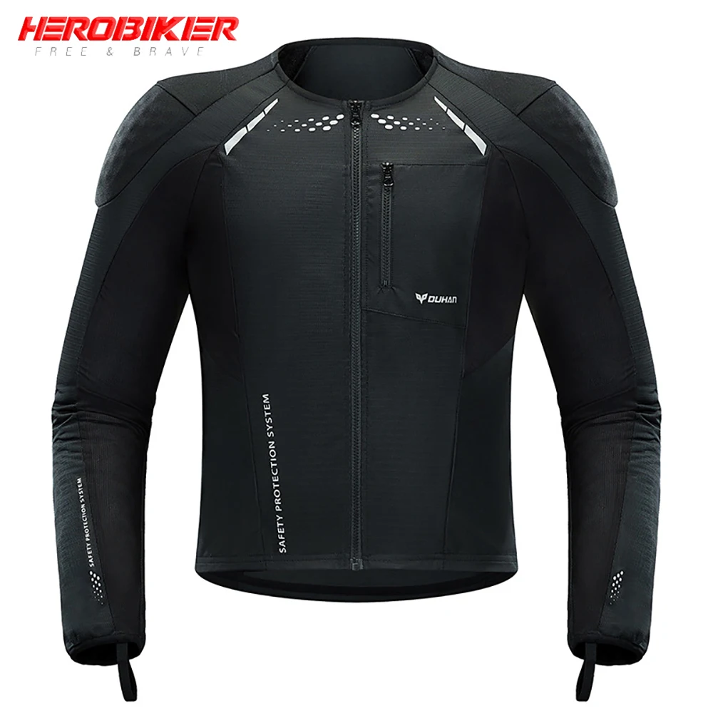 

Men's Motorcycle Armor 3D Mesh Body Armor Summer Breathable Motorcycle Protective Jacket Motocross Equipment Reflective Clothes